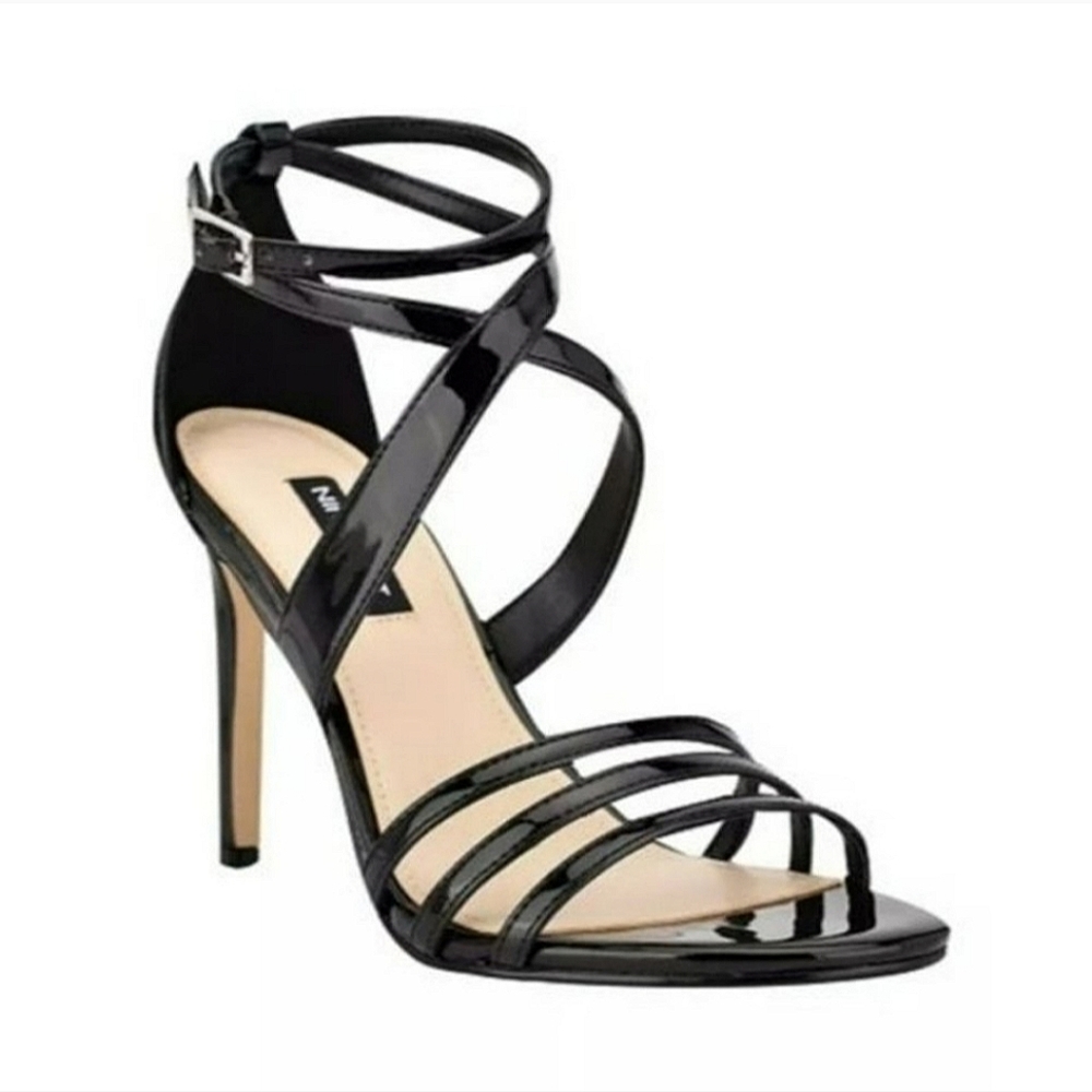 Nine West Strappy Heels - Like New!